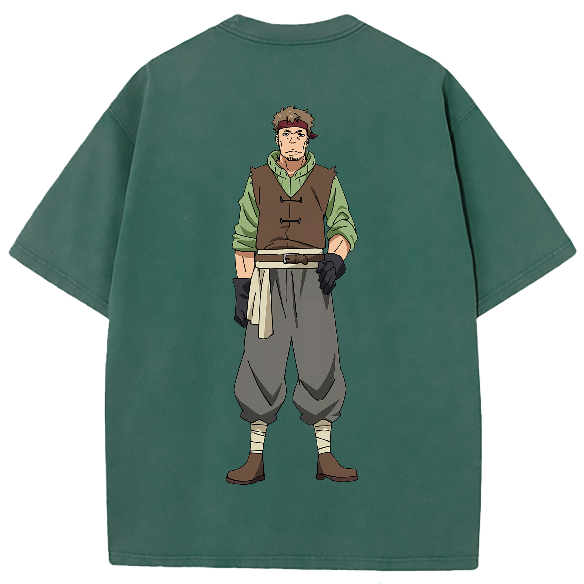 （画像用） 転スラ Regarding Reincarnated to Slime 綿100% ヴィンテージ風 半袖Tシャツ（背面プリント）